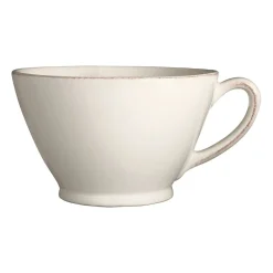 Tasse en faïence ivoire - campagne
