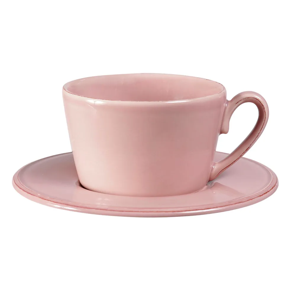 Tasse en faïence rose - constance