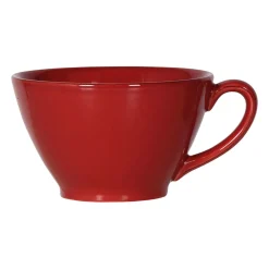 Tasse en faïence rouge - campagne