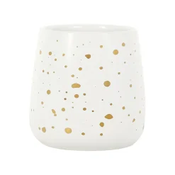 Tasse en grès blanc et doré 20cl - Astre