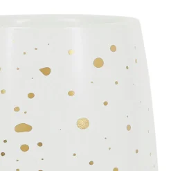 Tasse en grès blanc et doré 20cl - Astre