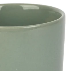 Tasse en grès sauge 25cl - cannelé