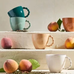 Tasse en grès sauge moucheté 33cl - Organic