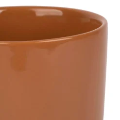 Tasse en grès terracotta 25cl - cannelé