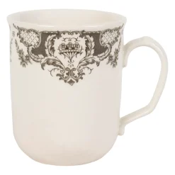Tasse haute en faïence gris - clothilde