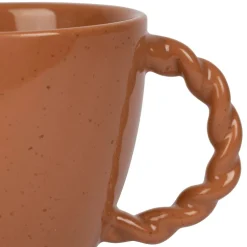 Tasse moucheté en grès terracotta 33cl - Organic