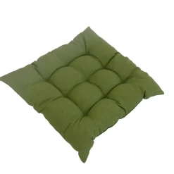 Tatami d'extérieur en coton vert 66x66cm - Colors