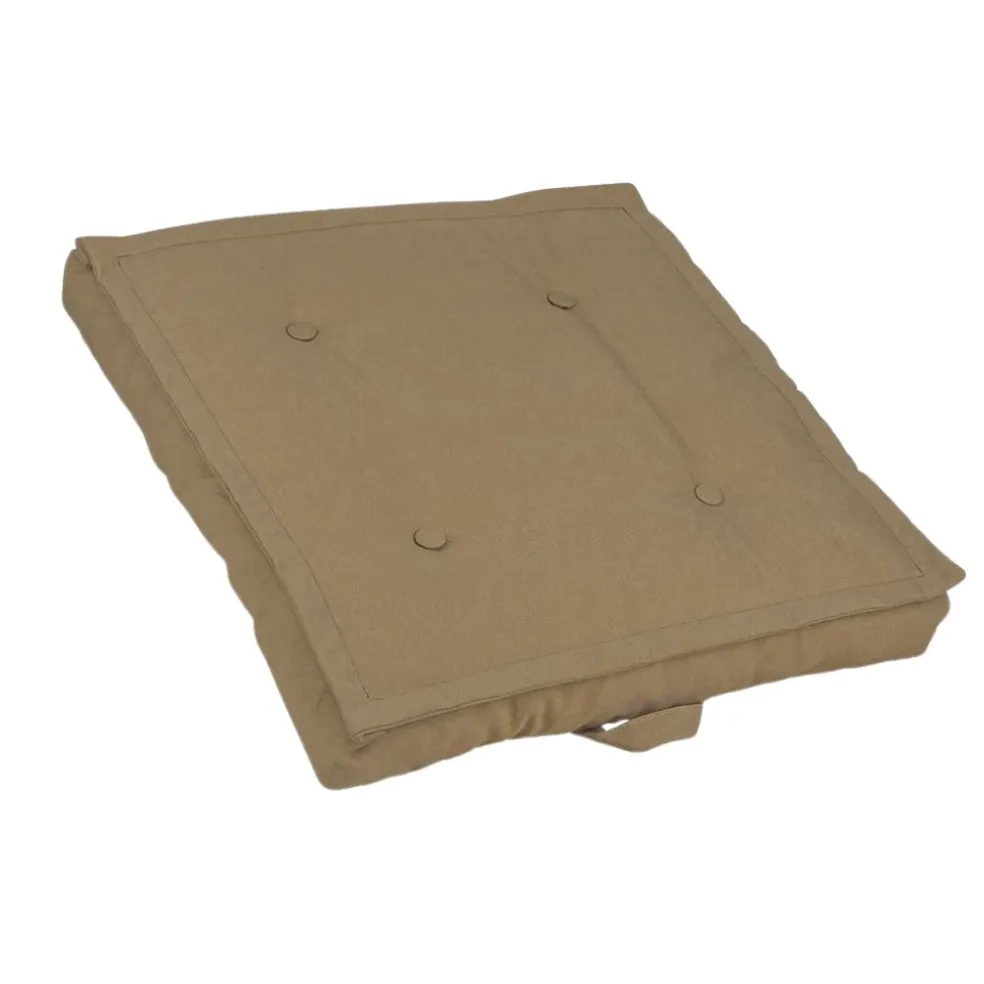 Tatami d'extérieur en coton ficelle 66x66cm - Colors