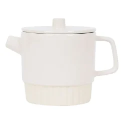 Theiere avec filtre en grès écru 90cL - Cannele