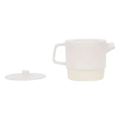 Theiere avec filtre en grès écru 90cL - Cannele