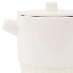 Theiere avec filtre en grès écru 90cL - Cannele