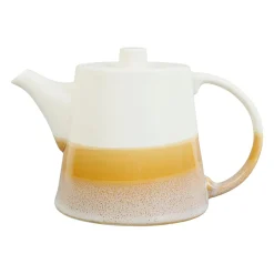 Theiere en porcelaine nude et blanc - earth notes