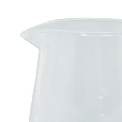 Theiere en verre avec filtre blanc