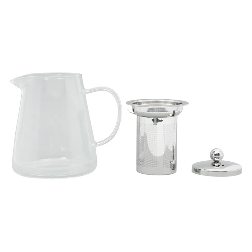 Theiere en verre avec filtre