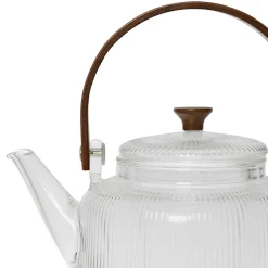 Theiere en verre borosilicate transparent 85cl - Manarola