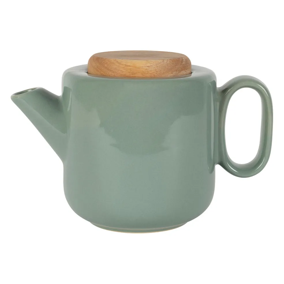 Théière avec filtre en grès sauge 90cl - Baltika