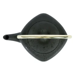 Théière en fonte et inox noir et doré 1.5L - Arty