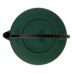 Théière en fonte émeraude avec filtre 1L - Tresse
