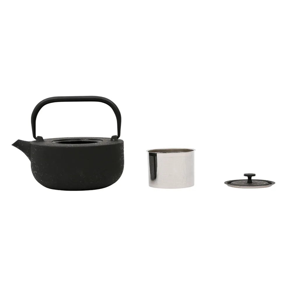 Théière en fonte noir avec filtre inox - Arty