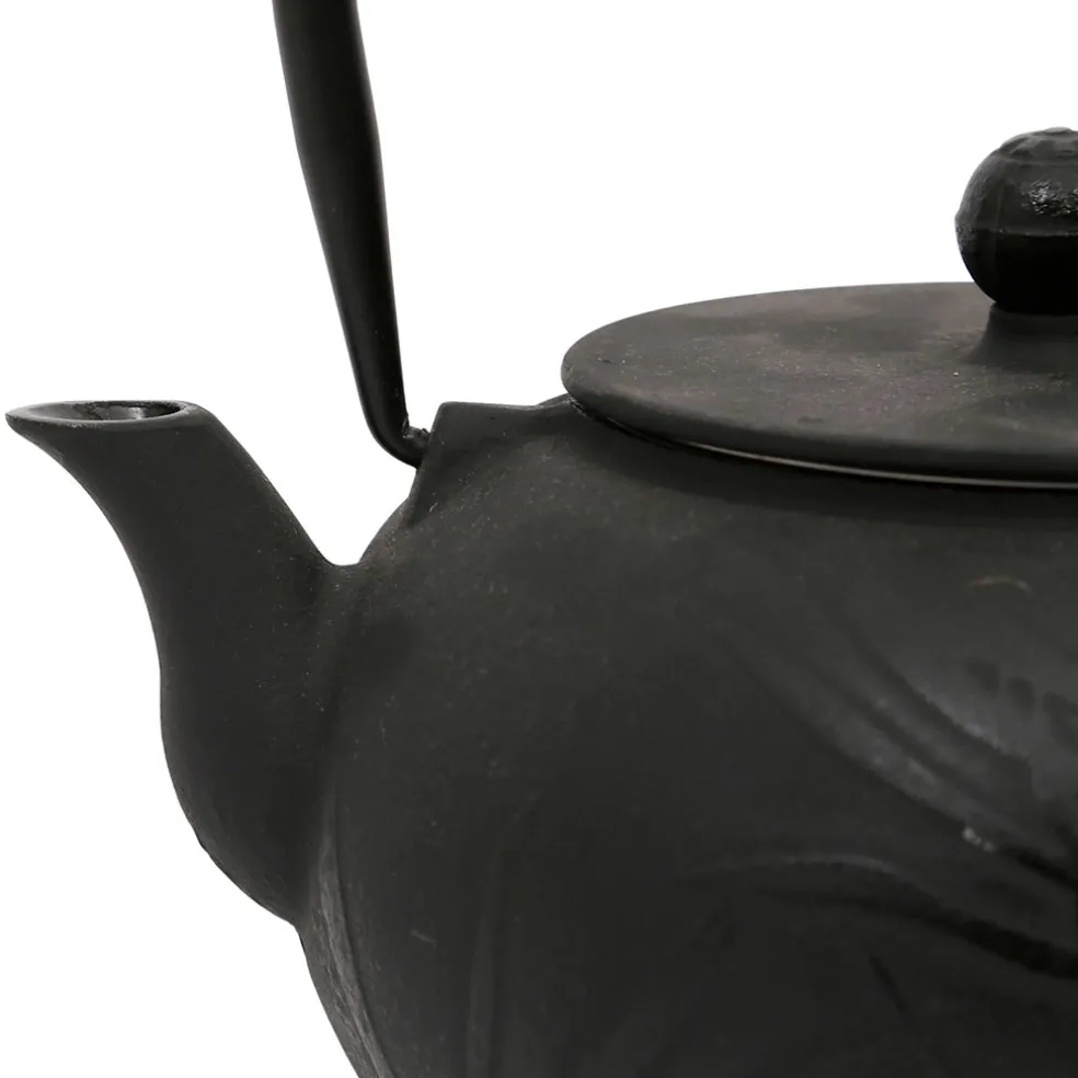 Théière en fonte noir avec filtre inox 1.5l - Exaltation