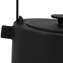 Théière en fonte noir avec filtre inox 90cl - Tipot-Arty