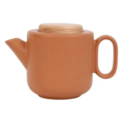 Théière en grès terracotta mat avec filtre - Baltika
