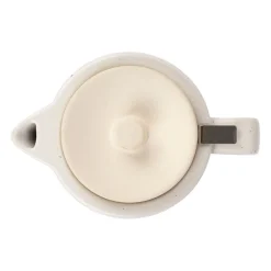 Théière mate avec filtre verde blanc 1l en grès