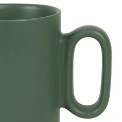 Tisaniere en grès avec filtre vert mat - baltika