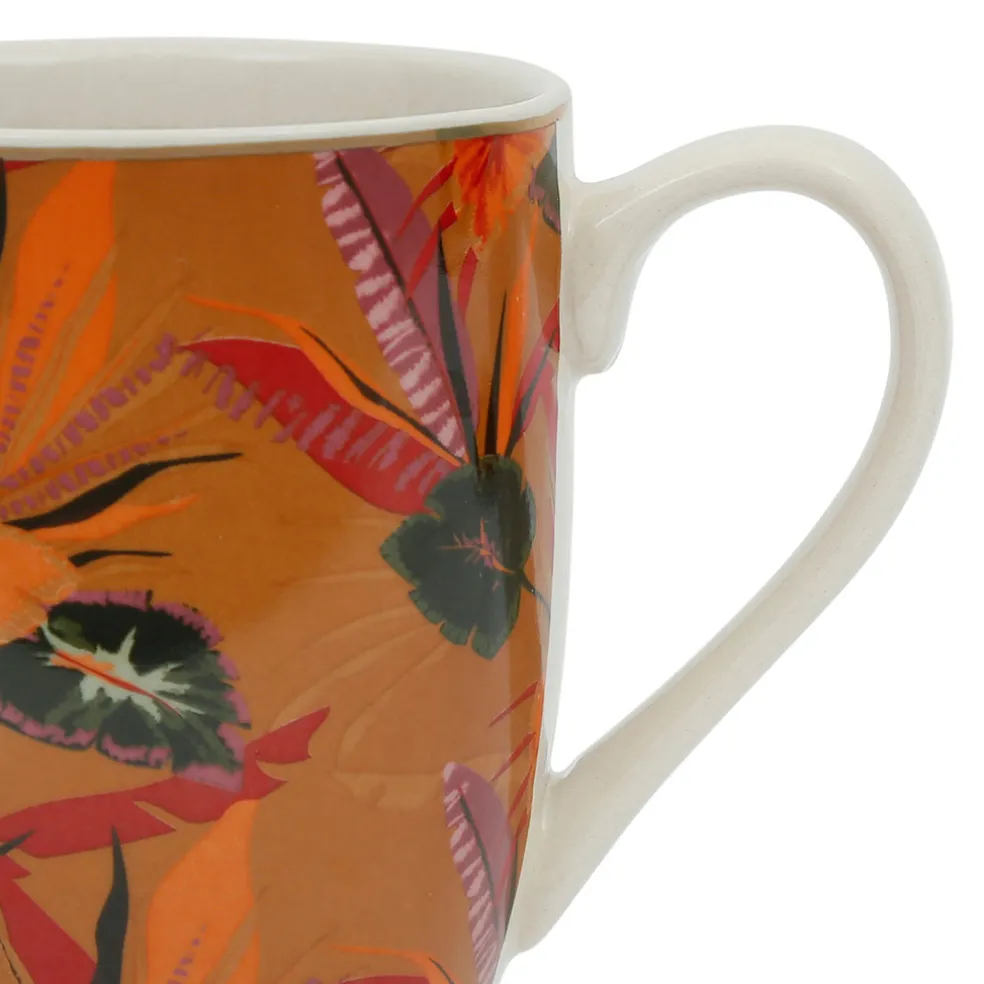 Tisanière en céramique moutarde avec filtre 37.5cl - Palmera