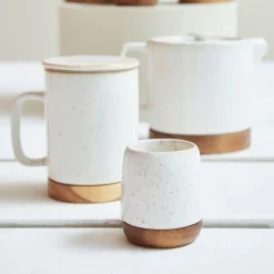 Tisanière en grès avec filtre blanc - nordika