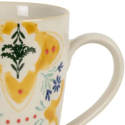 Tisanière en grès jaune avec filtre inox 30cl - Azulejo