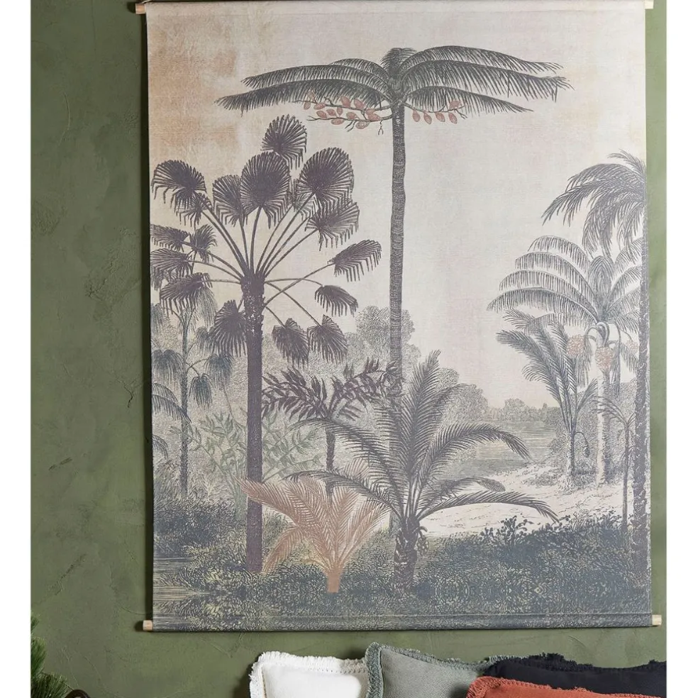 Toile Dragonnier vert 125X150Cm