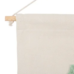 Toile tuftée en coton multicolore 60x50cm - Amour