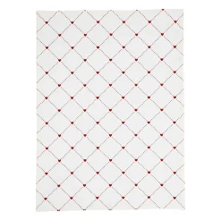 Torchon coeur en coton rouge 50x70cm - P'tit Cœur