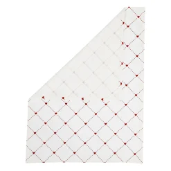 Torchon coeur en coton rouge 50x70cm - P'tit Cœur