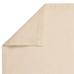 Torchon en coton ecru avec broderie 50x70cm - Adelie