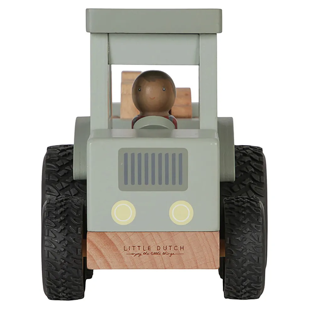 Tracteur avec remorque en bois - Little Farm