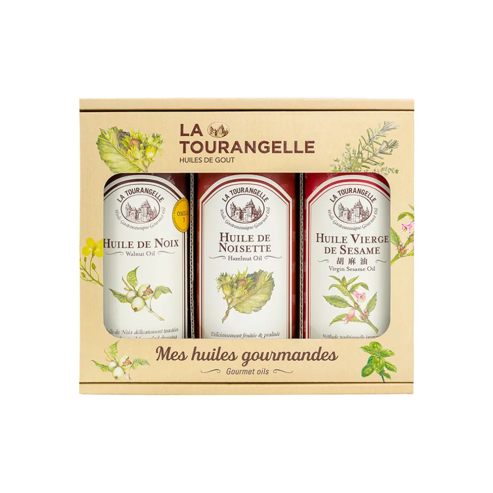 Trio huiles coup de coeur noix, noisette & sésame 250ml x3