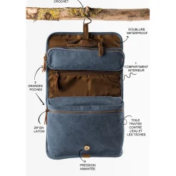 Trousse de toilette bleu marine - Trappeur