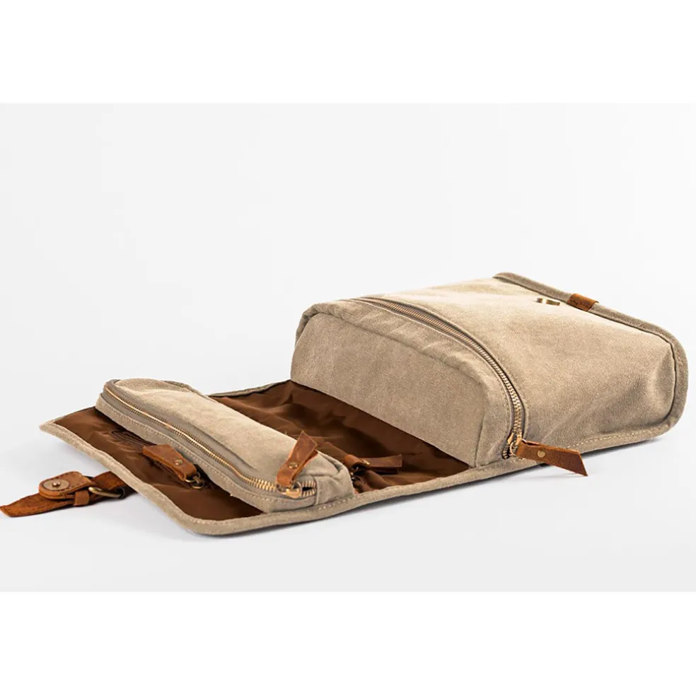 Trousse de toilette couleur naturel - Trappeur