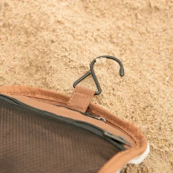 Trousse de toilette en tissu moutarde recycleée - Kenai