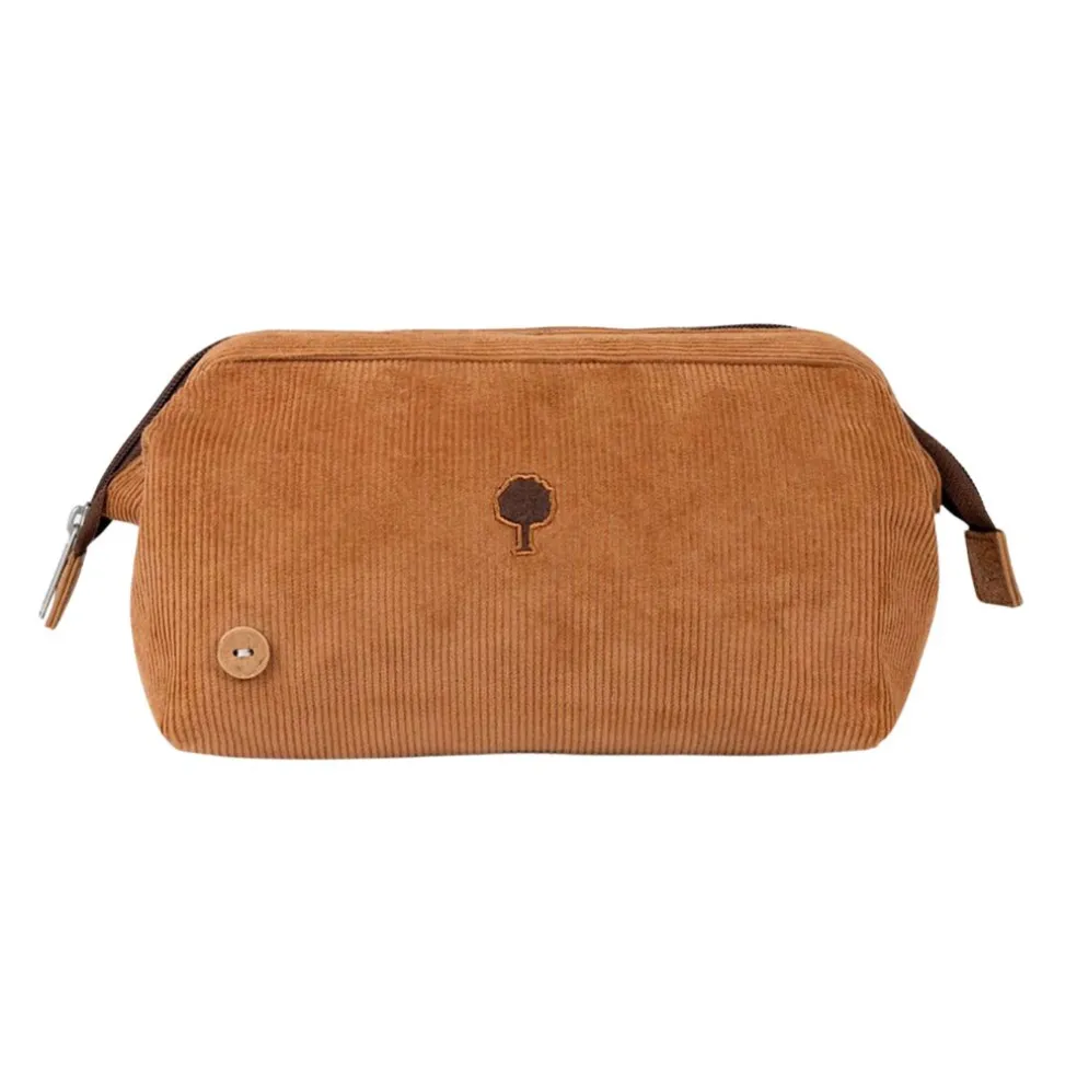 Trousse de toilette vegan camel