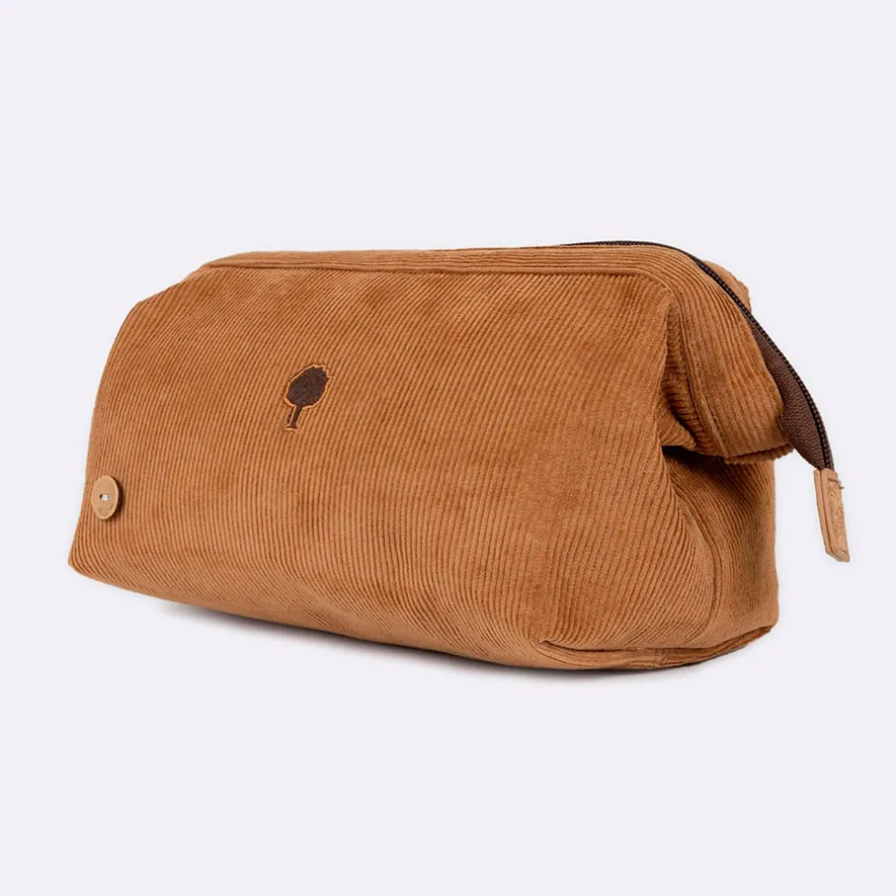 Trousse de toilette vegan camel