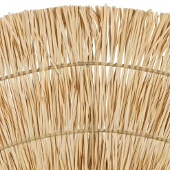 Tête de lit demi-cercle en feuille de palmier 160x80cm - flora gipsy