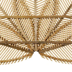 Tête de lit en bambou naturel foncé