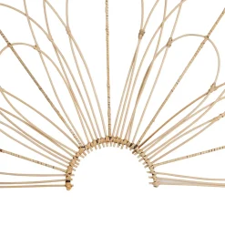 Tête de lit en rotin naturel