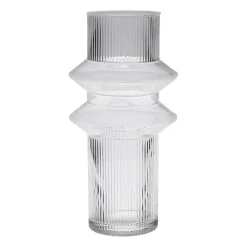 Vase ania d15xh29.5cm verre