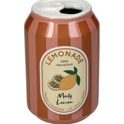 Vase canette citron faïence fine d7xh11.3cm