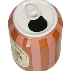 Vase canette citron faïence fine d7xh11.3cm