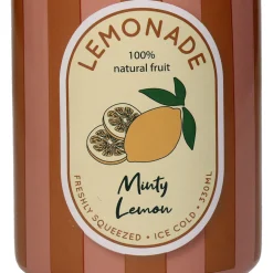 Vase canette citron faïence fine d7xh11.3cm